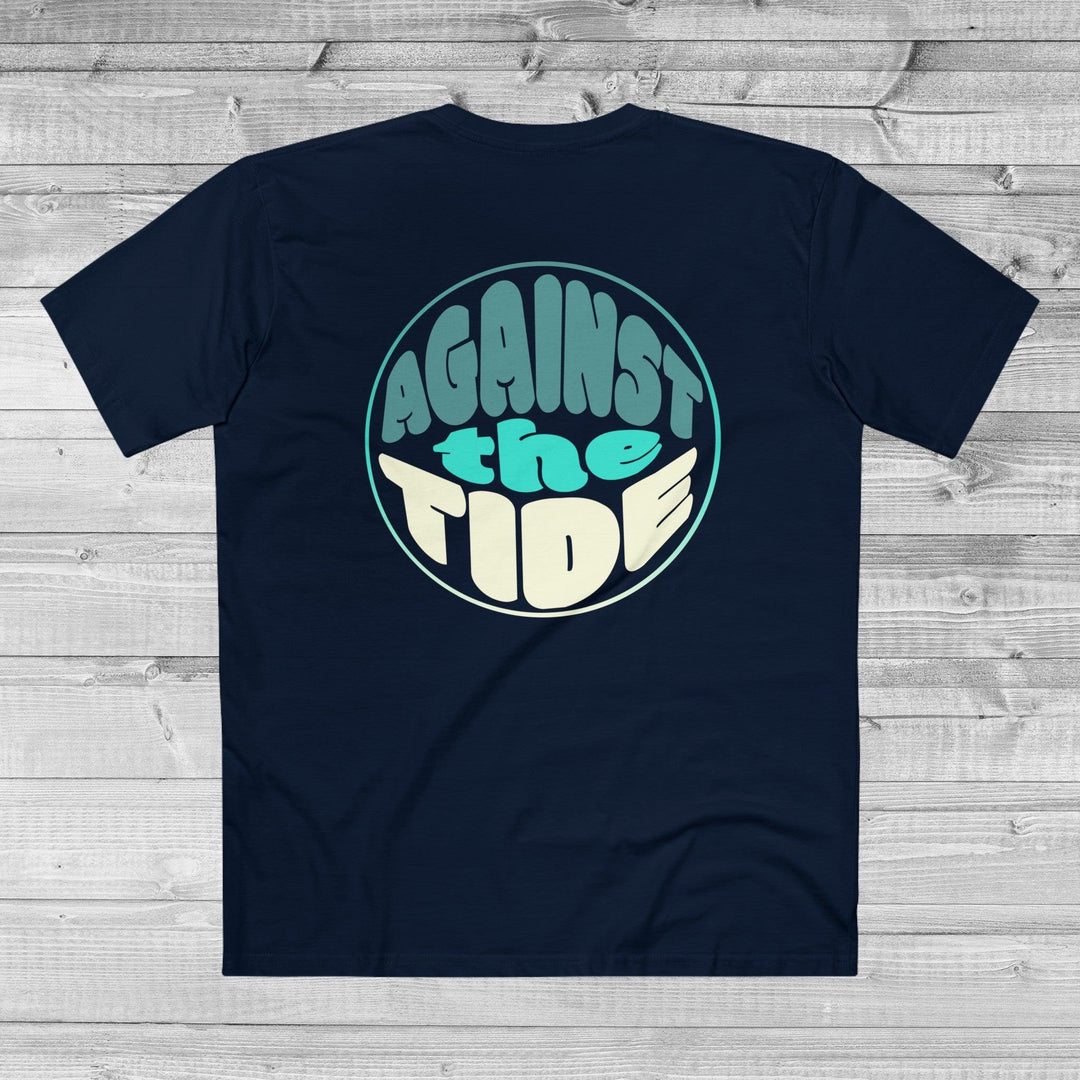 Seaside Serenity ATT logo T-Shirt - Against the Tide Apparel