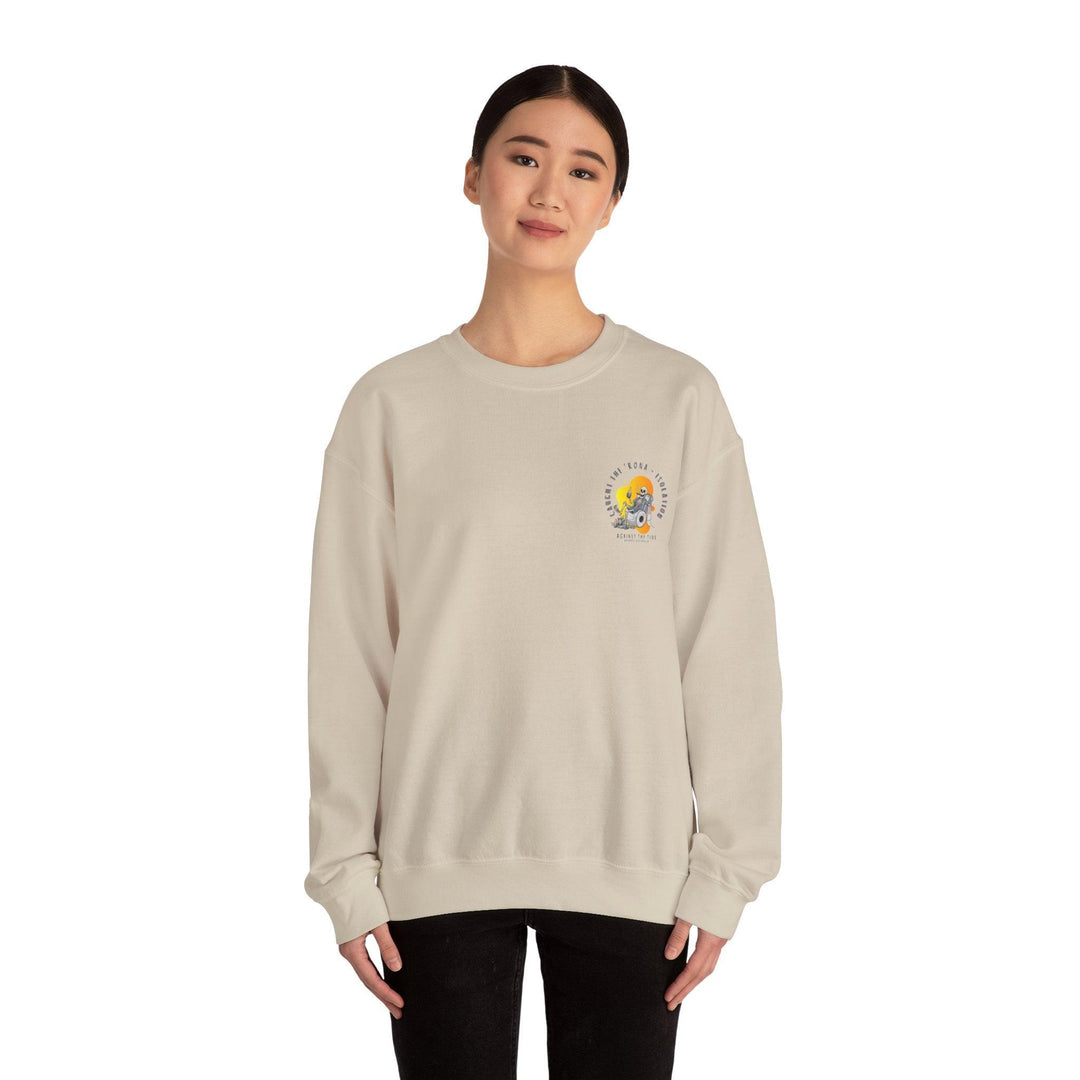 Caught the Rona Crewneck Sweatshirt - Against the Tide Apparel