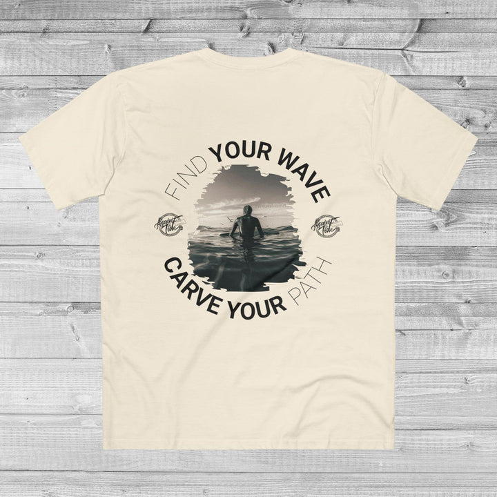 Find Your Wave Mens Staple T-shirt - Against the Tide Apparel