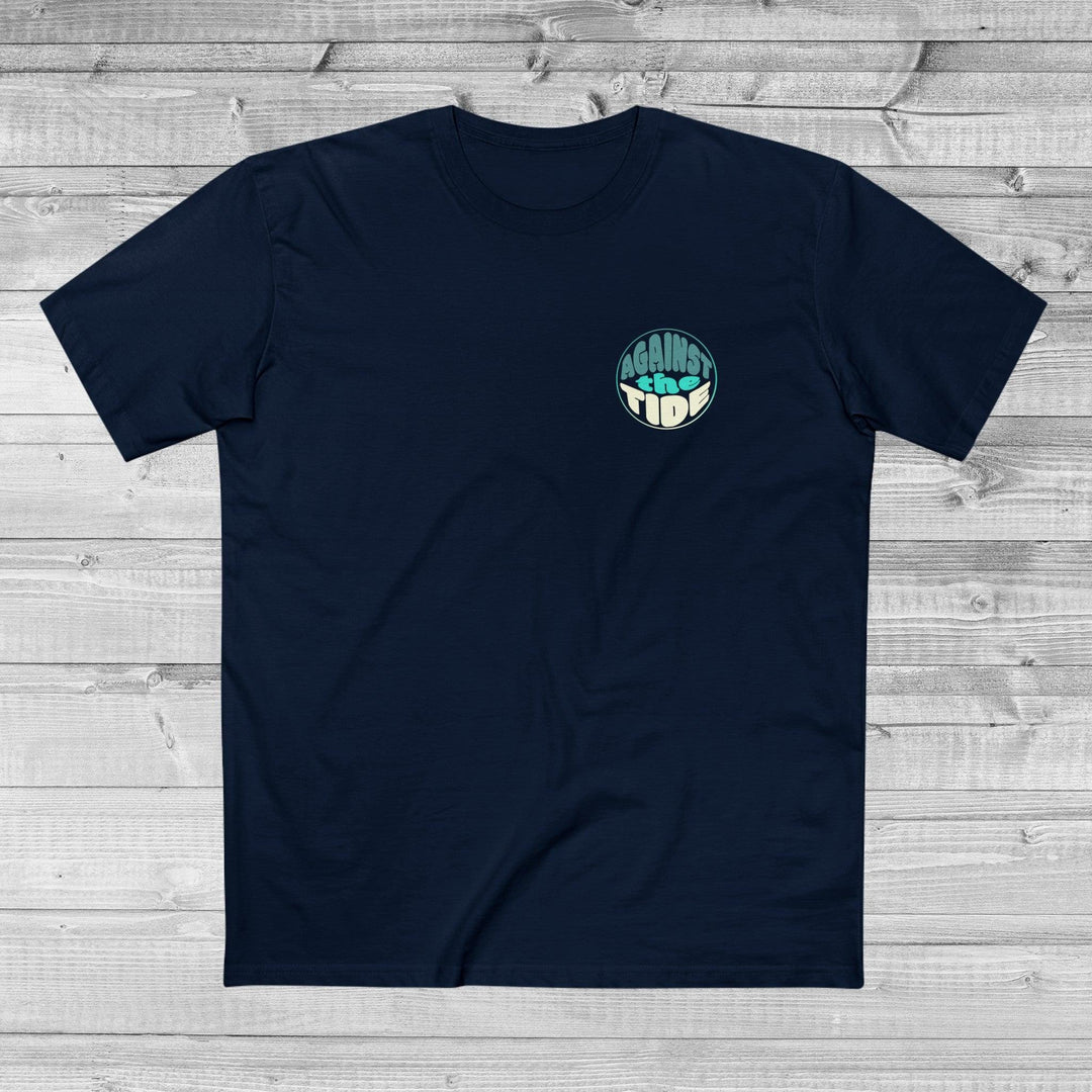 Seaside Serenity ATT logo T-Shirt - Against the Tide Apparel