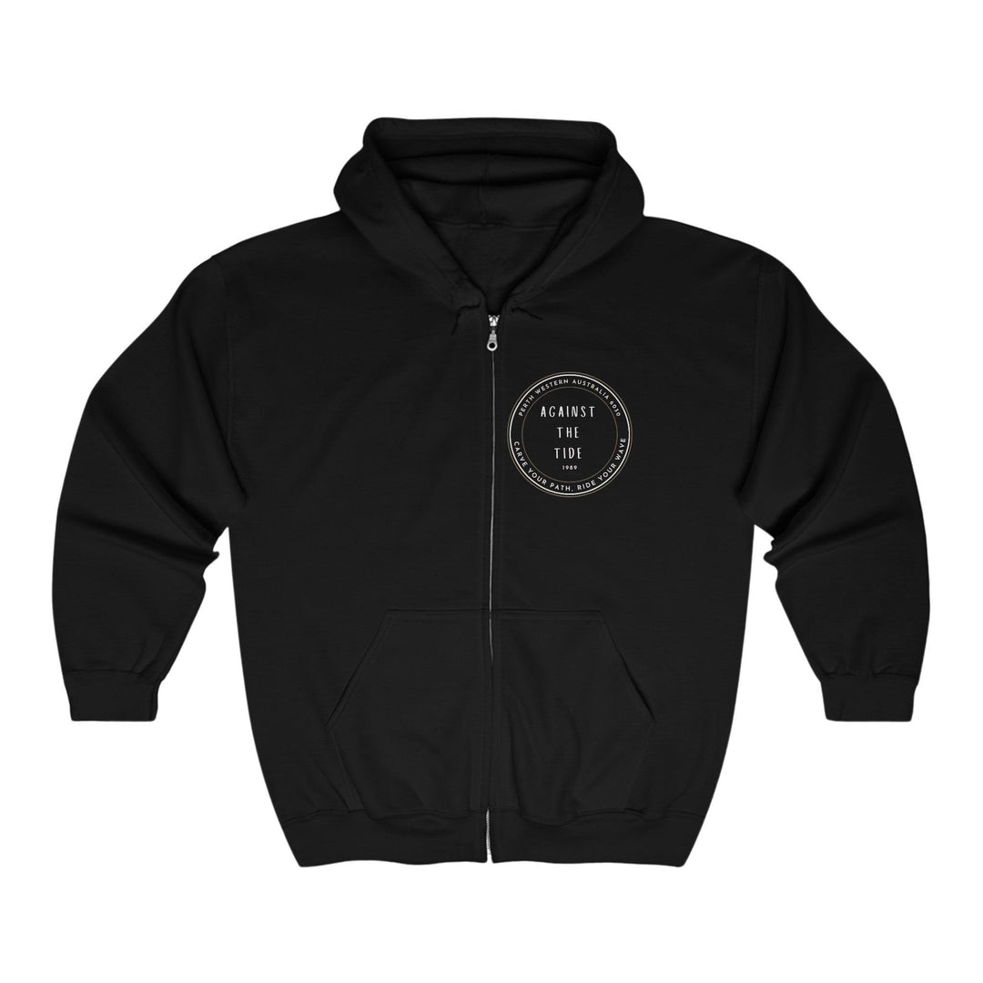 Against the Tide Unisex Heavy Blend™ Full Zip Hooded Sweatshirt - Against the Tide Apparel