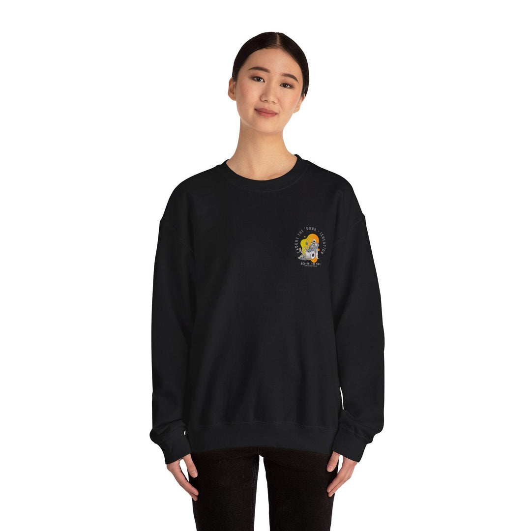 Caught the Rona Crewneck Sweatshirt - Against the Tide Apparel