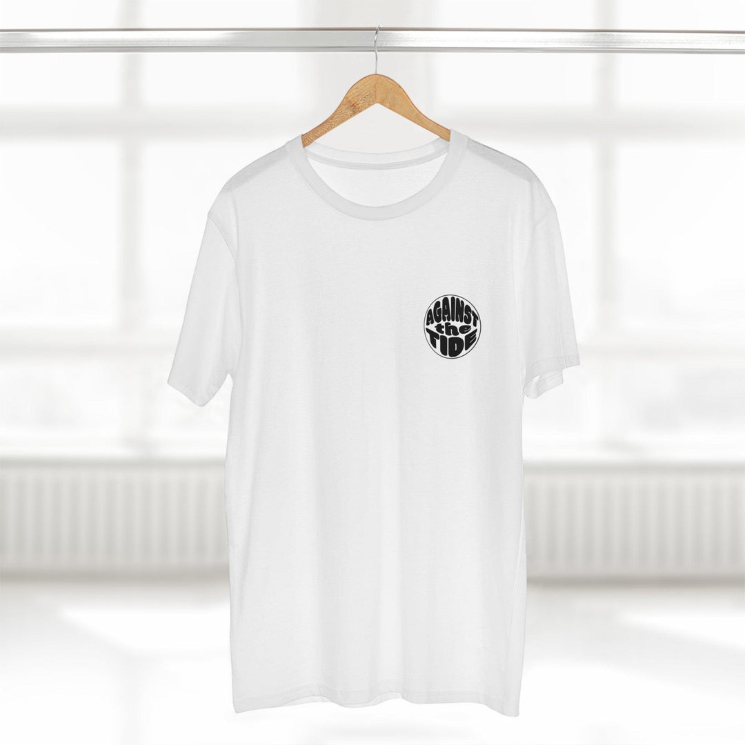 Against the tide Black bubble logo Tshirt - Against the Tide Apparel