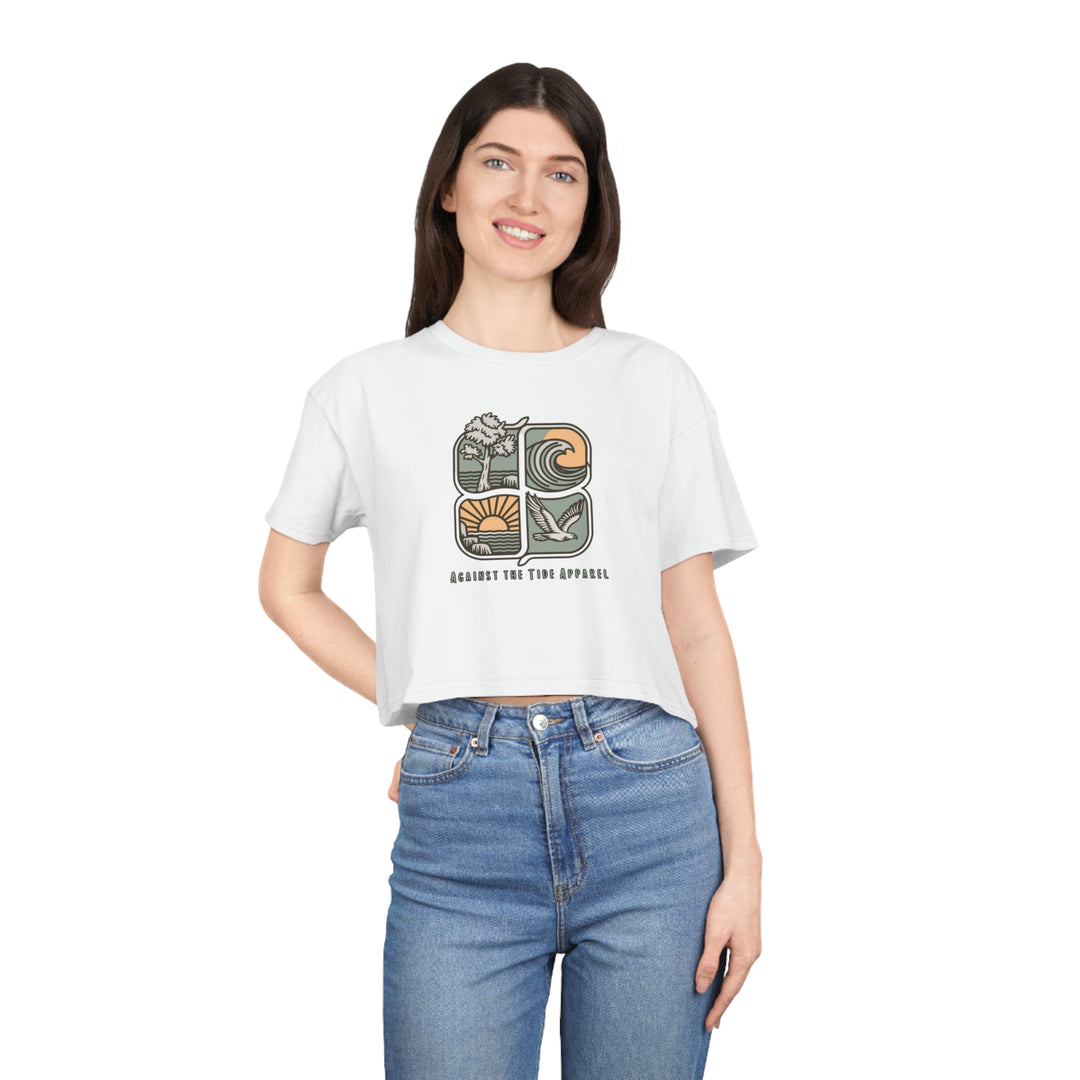 West Oz Quad Women's Crop Tee - Against the Tide Apparel