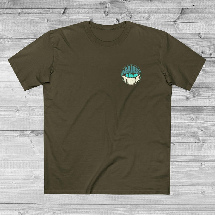 Seaside Serenity ATT logo T-Shirt - Against the Tide Apparel