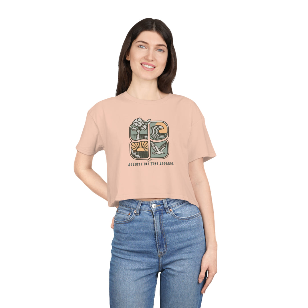 West Oz Quad Women's Crop Tee - Against the Tide Apparel