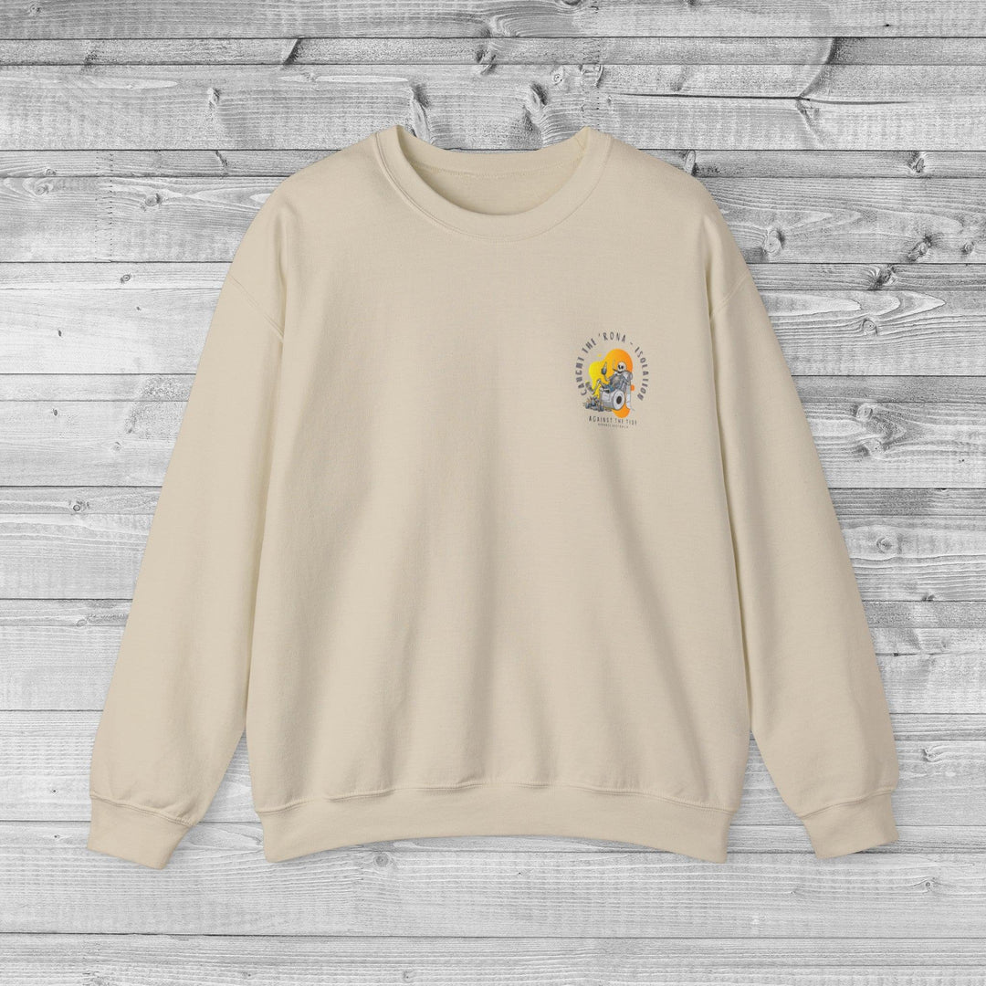 Caught the Rona Crewneck Sweatshirt - Against the Tide Apparel