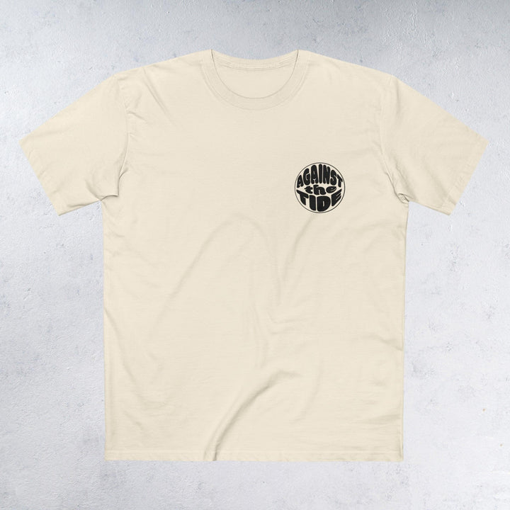 Against the tide Black bubble logo Tshirt - Against the Tide Apparel