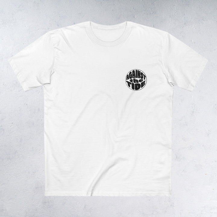 Against the tide Black bubble logo Tshirt - Against the Tide Apparel