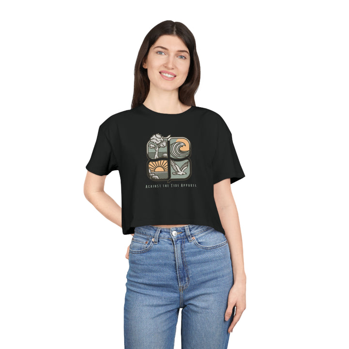 West Oz Quad Women's Crop Tee - Against the Tide Apparel