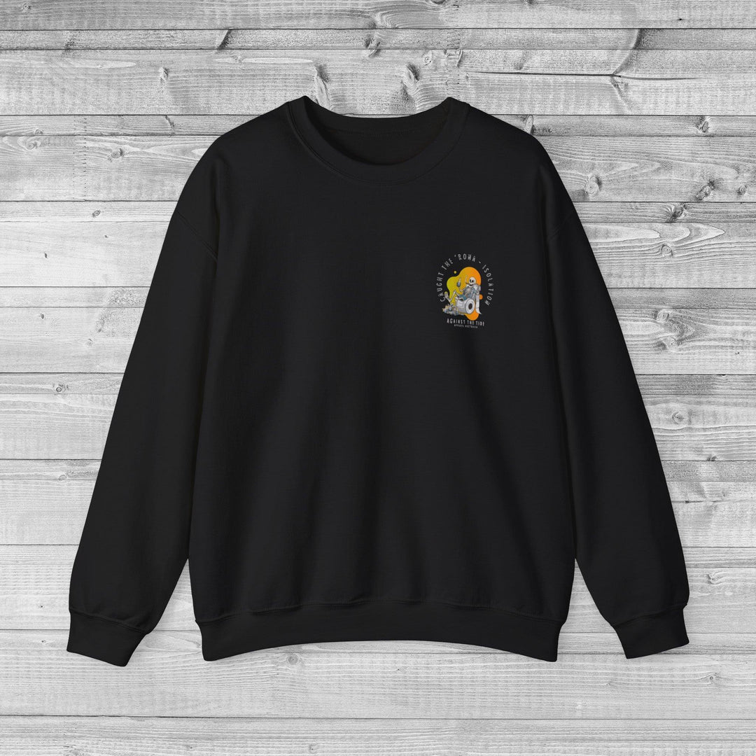 Caught the Rona Crewneck Sweatshirt - Against the Tide Apparel