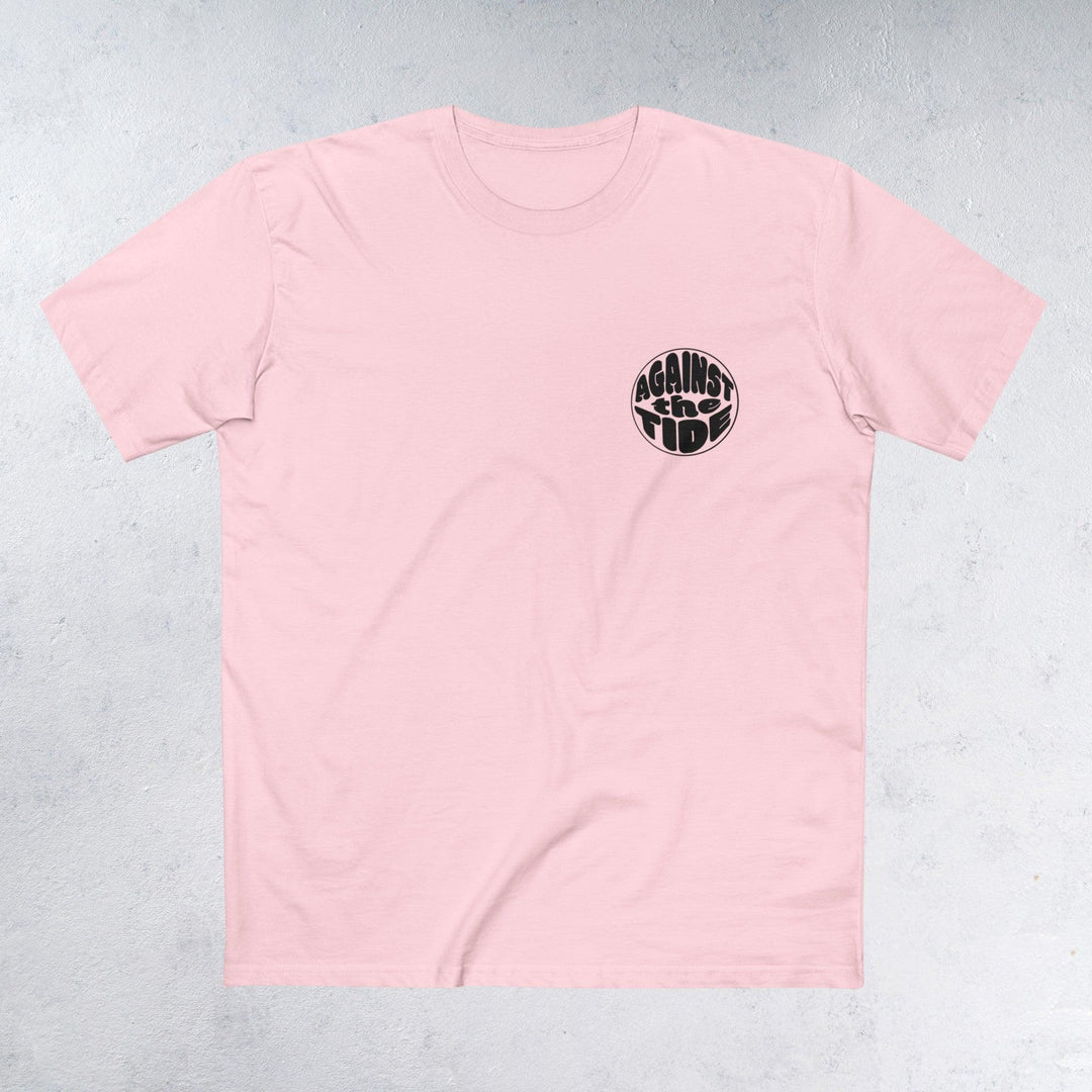 Against the tide Black bubble logo Tshirt - Against the Tide Apparel