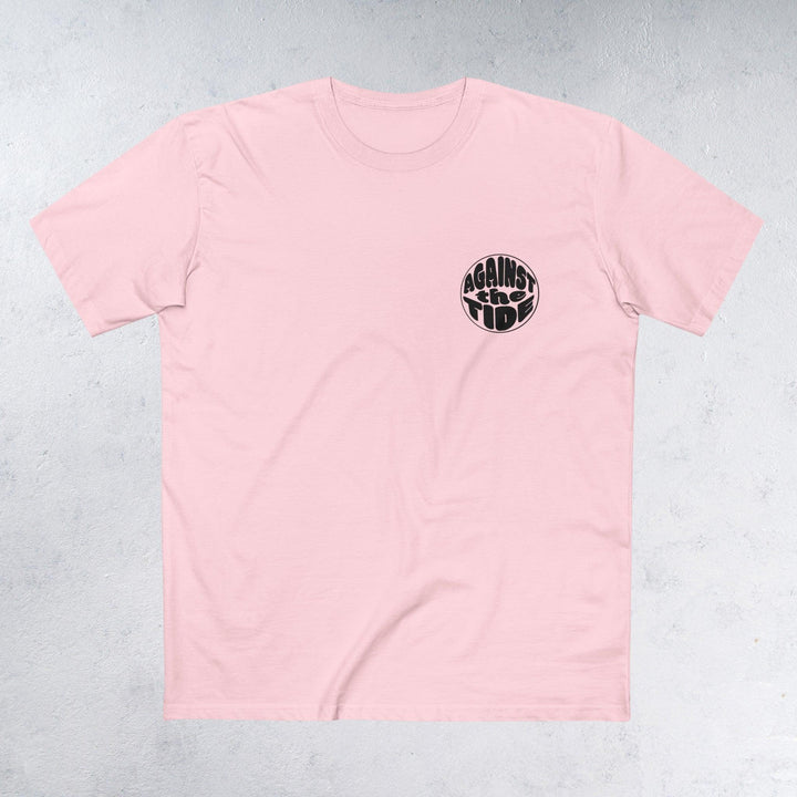 Against the tide Black bubble logo Tshirt - Against the Tide Apparel