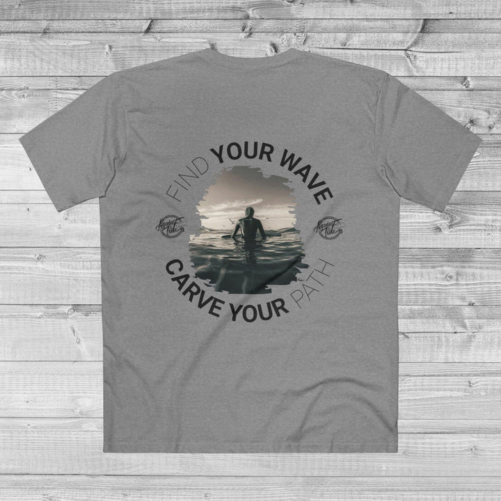 Find Your Wave Mens Staple T-shirt - Against the Tide Apparel