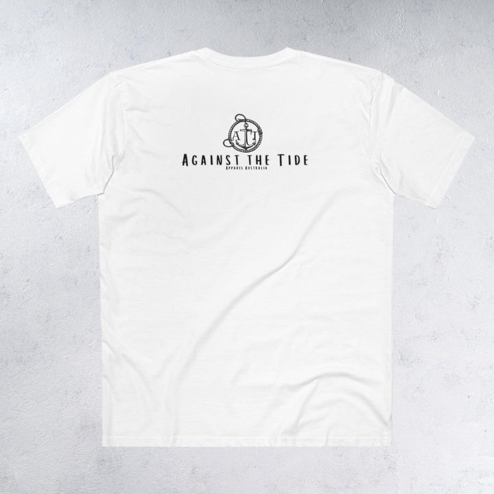 Against the tide Black bubble logo Tshirt - Against the Tide Apparel