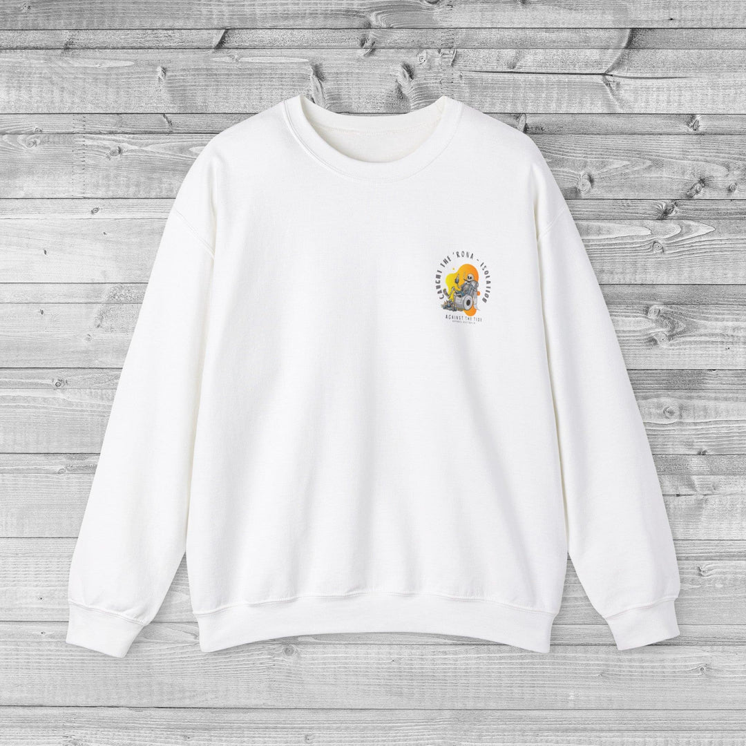 Caught the Rona Crewneck Sweatshirt - Against the Tide Apparel