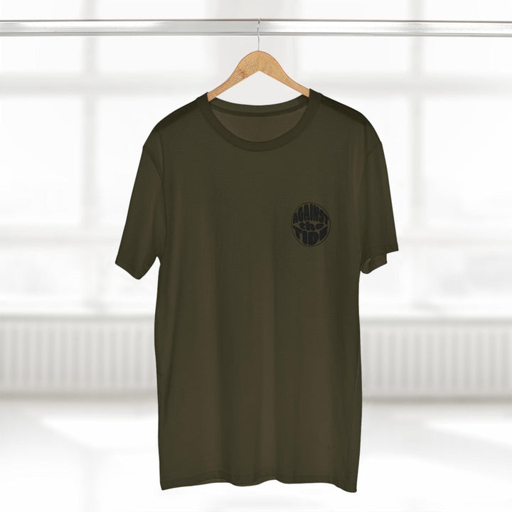 Against the tide Black bubble logo Tshirt - Against the Tide Apparel